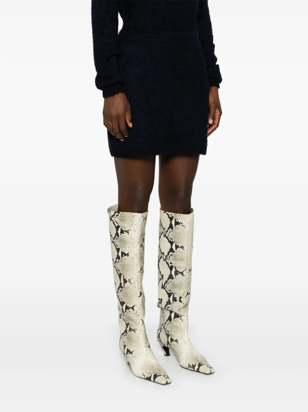 KHAITE Darrion mini-rok Blauw
