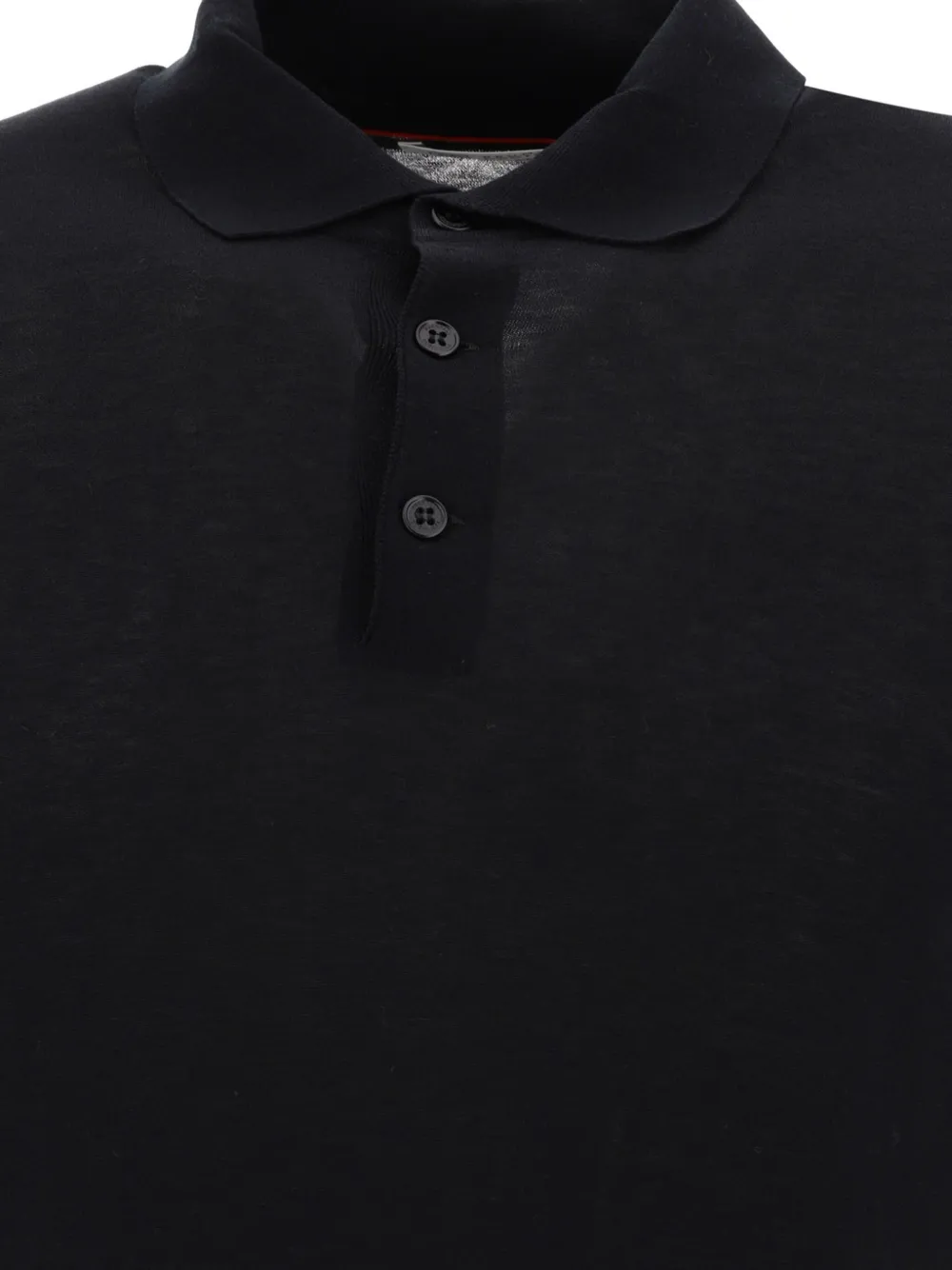 Brunello Cucinelli Katoenen poloshirt Zwart