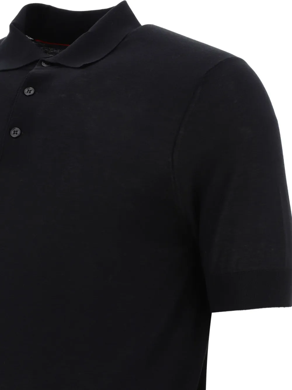 Brunello Cucinelli Katoenen poloshirt Zwart