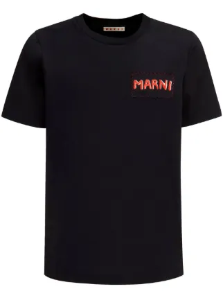 MARNI マルニ Appliqué T-Shirtアップリケ Tシャツ MARNI(マルニ) 25AW【Applique T-Shirt】アップリケTシャツ