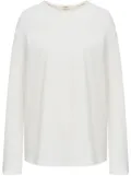 12 STOREEZ round-neck cotton top - White