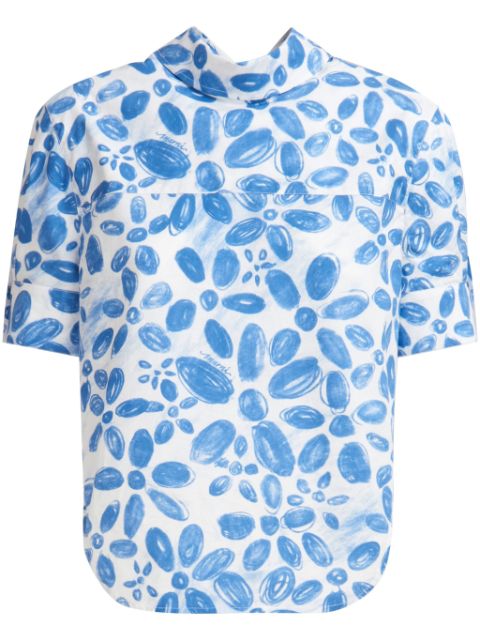 Marni patterned short-sleeve shirt Women