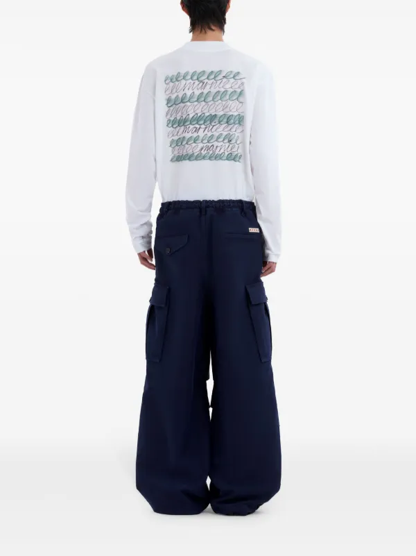 MARNI マルニ 23ss ガーメントダイワイドカーゴパンツ MARNI(マルニ) 23SSガーメントダイワイドカーゴパンツPUJU0068A0