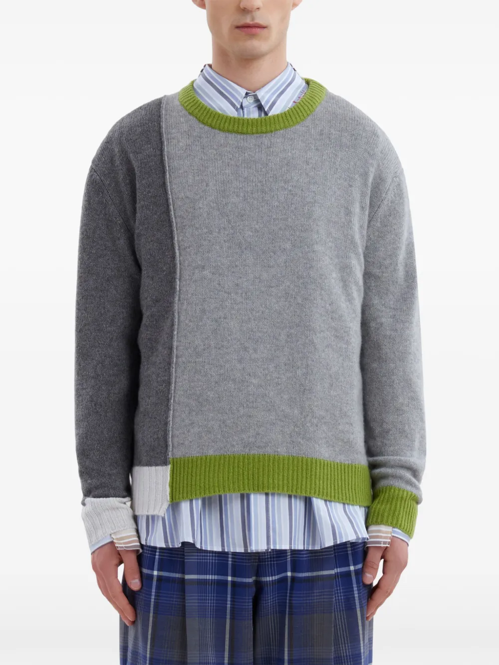 Marni Trui met colourblocking Roze