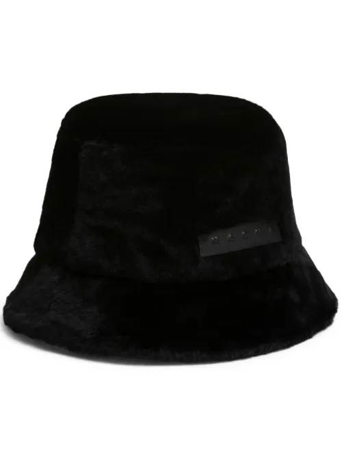Marni bob à patch logo - Noir - Marni - Modalova