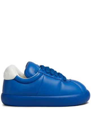 Marni BigFoot 2.0 Padded Leather Sneakers | Blue | FARFETCH