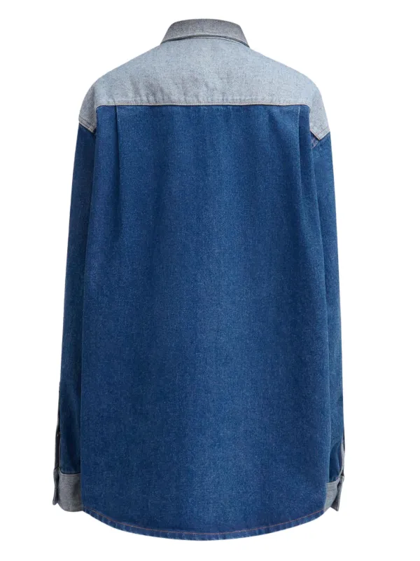 Marni パッチ シャツ | ブルー | FARFETCH JP