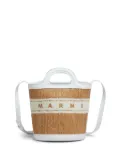 Marni small Tropicalia logo-embroidered bucket bag - Neutrals