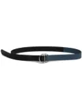 Marni two-tone D-ring buckle leather belt - Blue