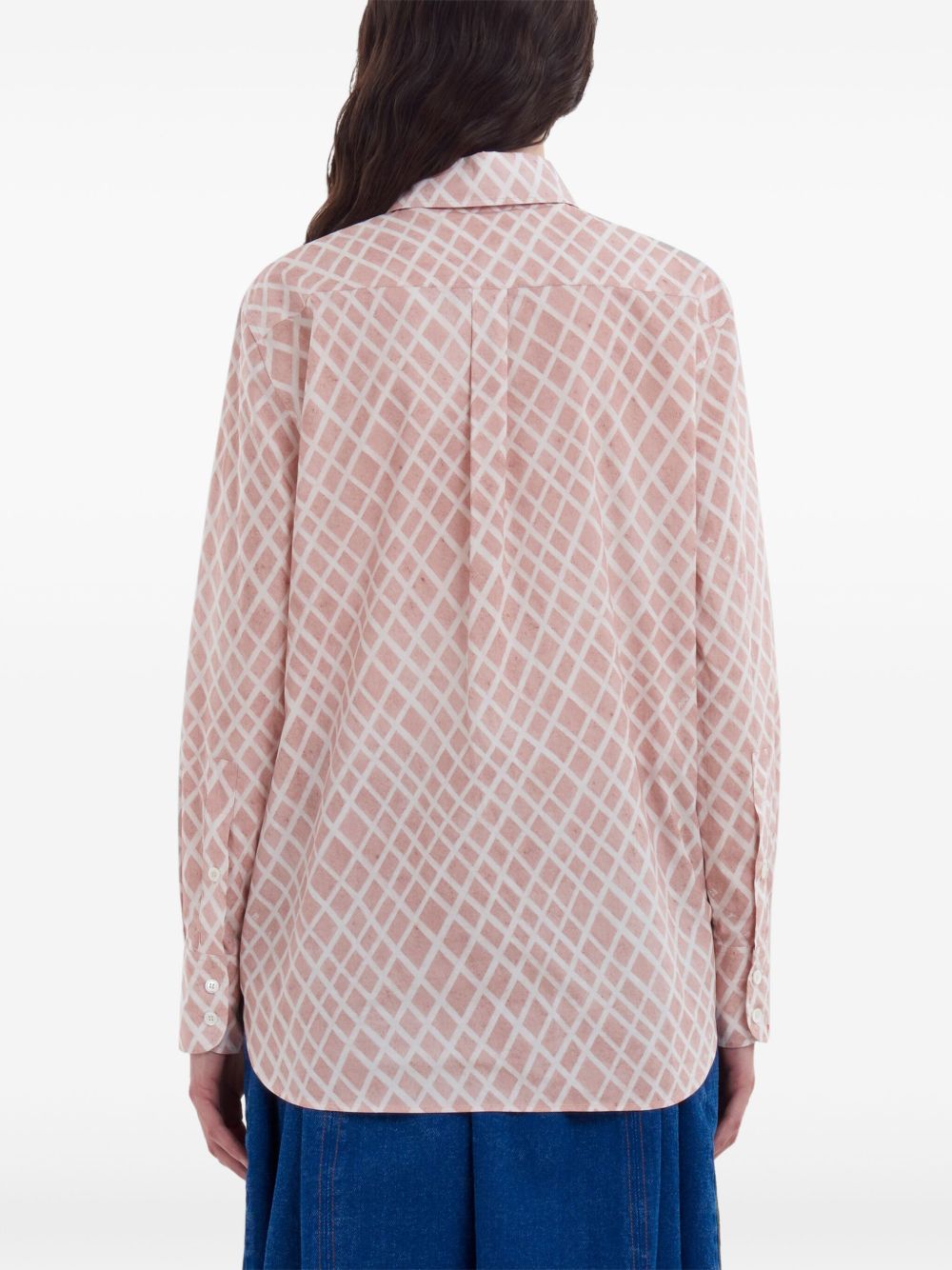 Cheap Marni patterned long-sleeve shirt Women