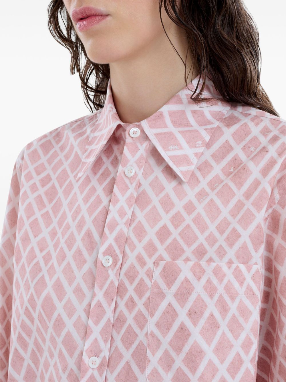 Affordable Marni patterned long-sleeve shirt Women