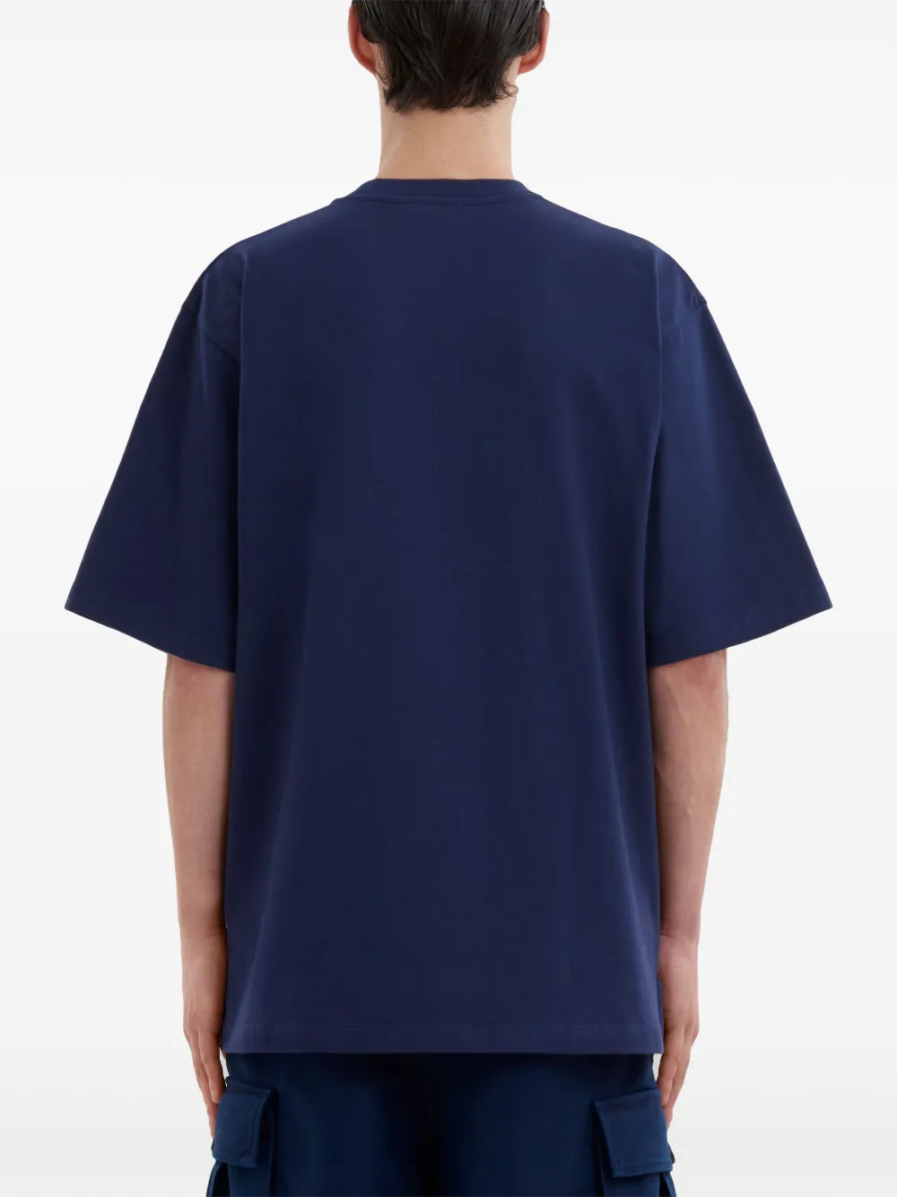 Marni T-shirt met logopatch Blauw