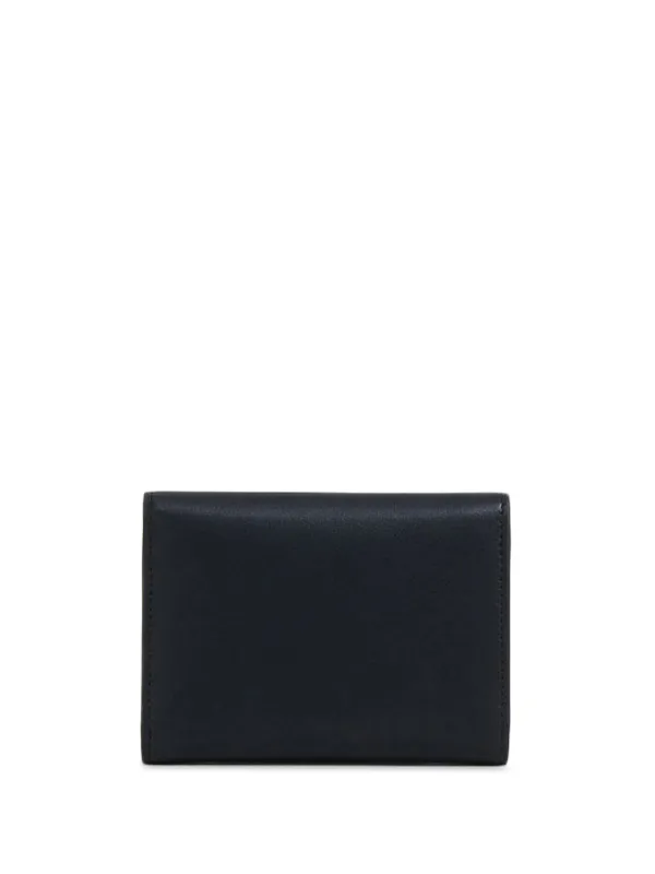 Marni Trunkaroo Trifold Leather Wallet | Black | FARFETCH