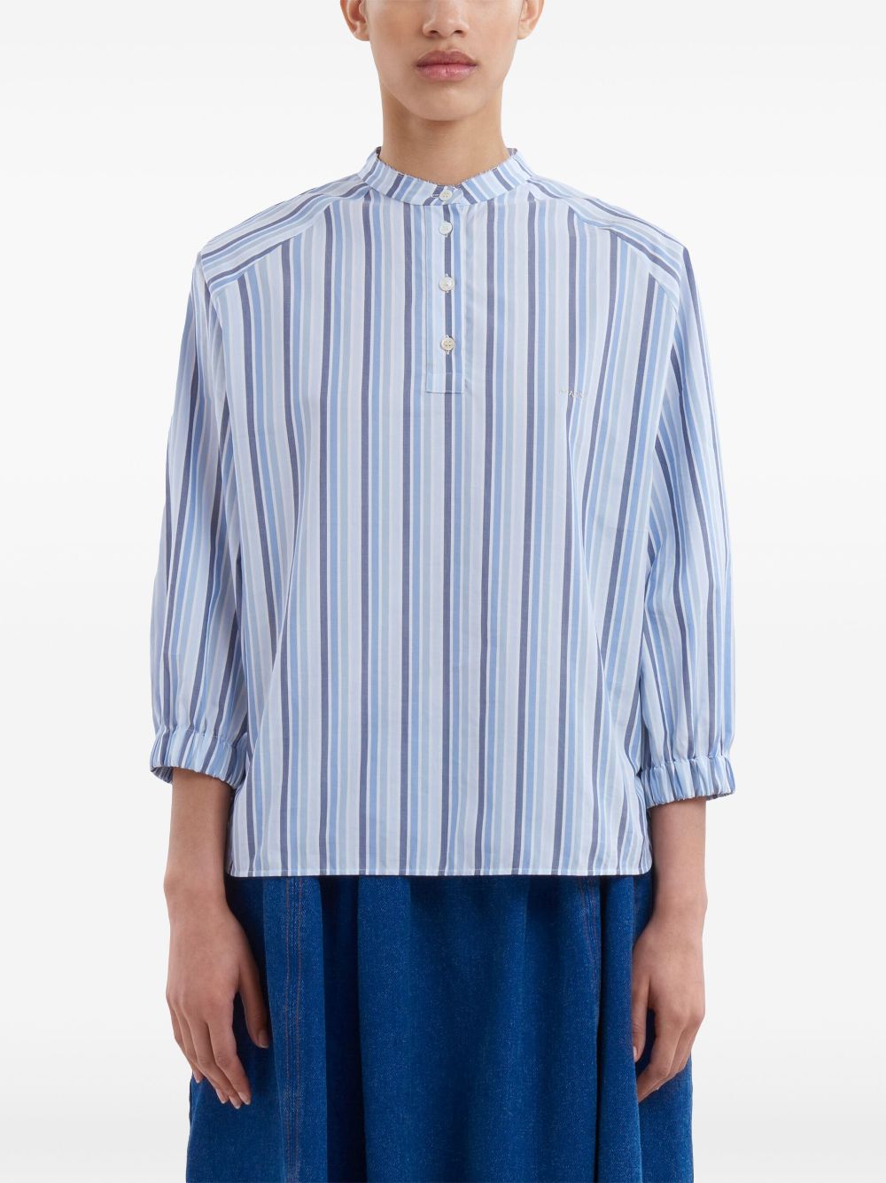 Marni striped pattern shirt Women