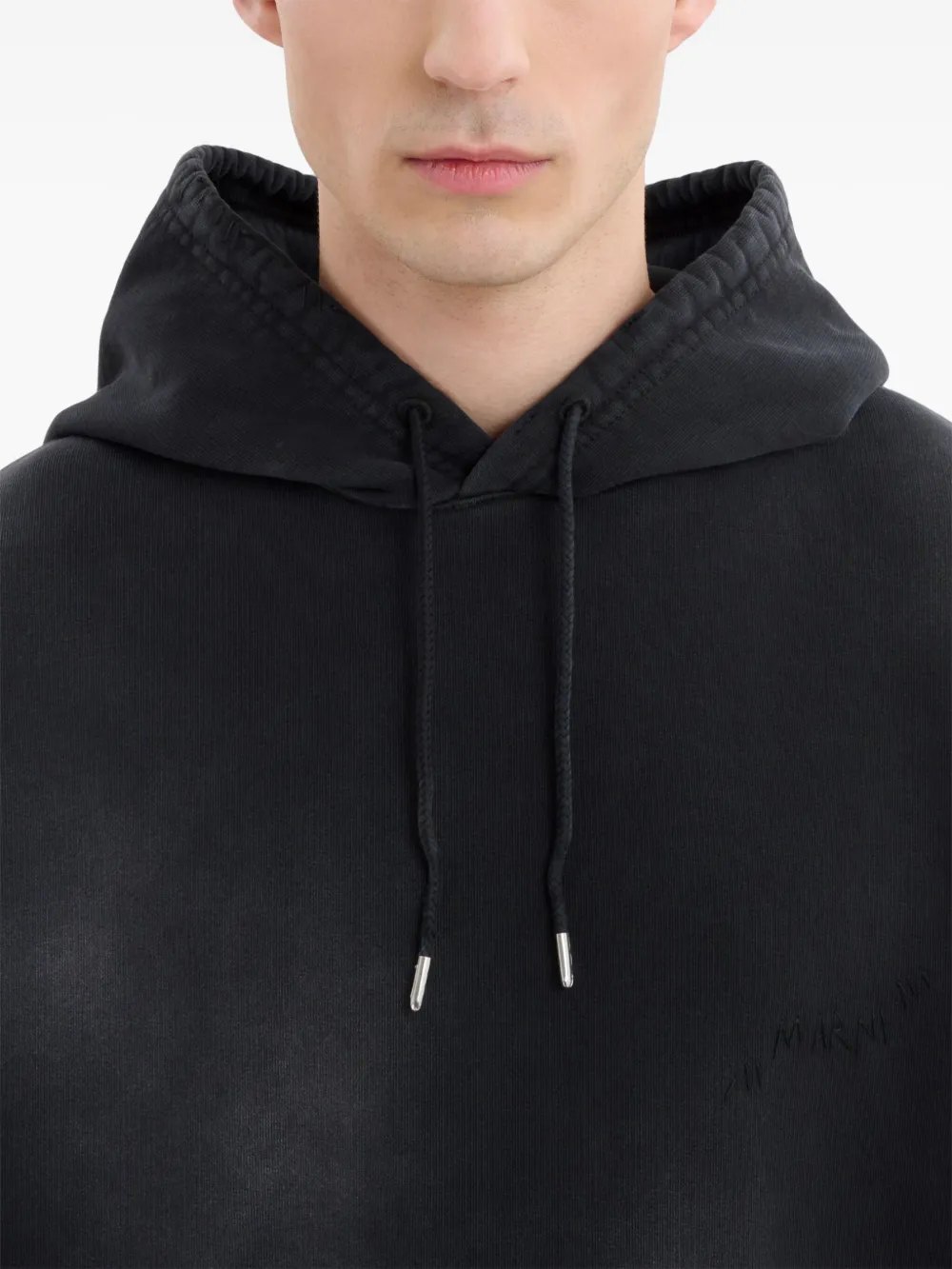 Marni Hoodie met gebleekt-effect Zwart