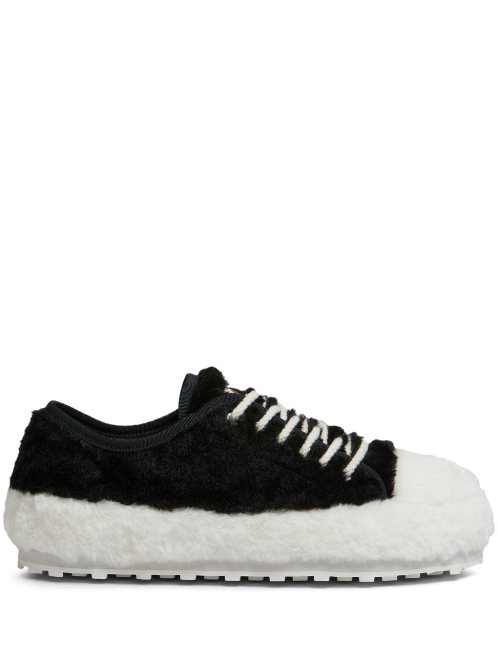 Marni Teddy lace-up sneakers Black