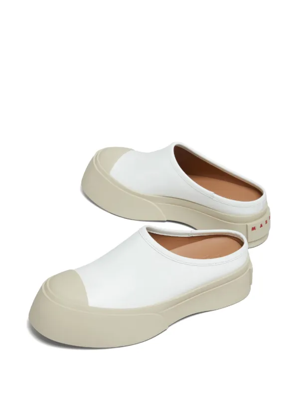 Marni メリージェーン ミュール | ホワイト | FARFETCH JP