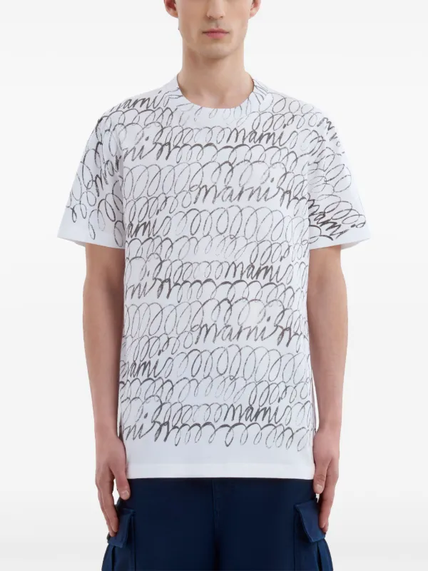 Marni ロゴ Tシャツ | ホワイト | FARFETCH JP