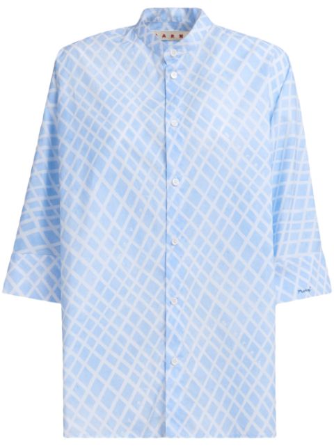 Marni check pattern shirt Women