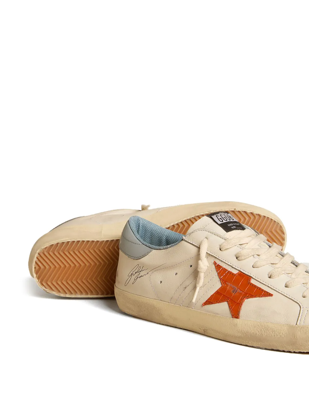 Golden Goose Super-Star distressed-effect sneakers White