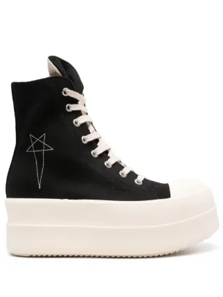 Rick Owens DRKSHDW ダブル バンパースニーカー | ブラック | FARFETCH JP