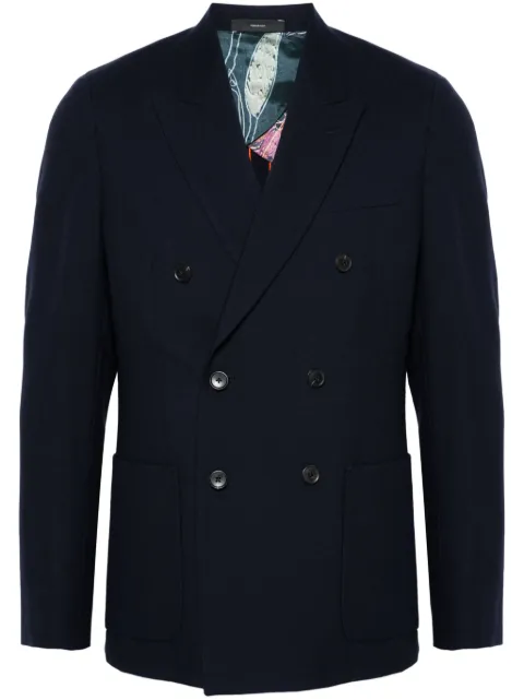 Paul Smith blazer croisé à revers crantés