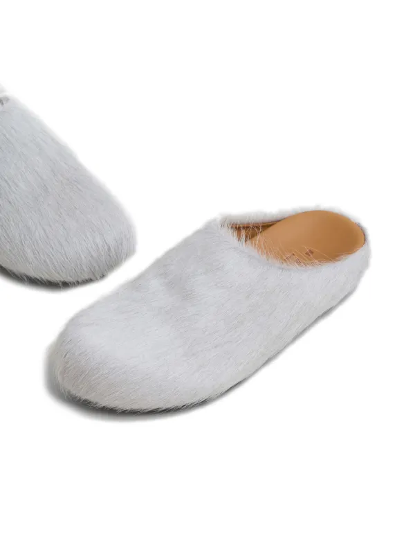 Marni レザーミュール | グレー | FARFETCH JP