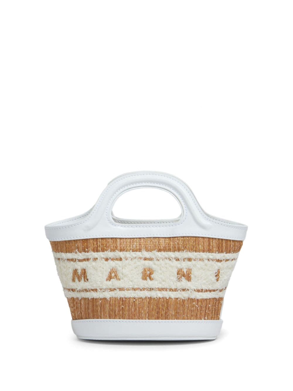 Marni Interwoven Tote Bag In Neutrals