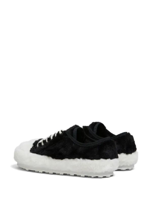 Marni Teddy lace-up Sneakers | Black | FARFETCH