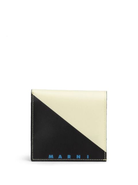 Marni bi-fold colour block wallet Men