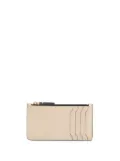 Marni zipped leather card case - Neutrals