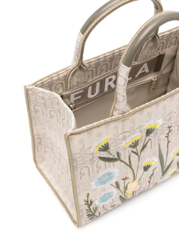 Furla Small Opportunity Tote Bag Neutrals FARFETCH AU