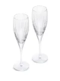 Christofle Iriana champagne flutes (set of two) - White