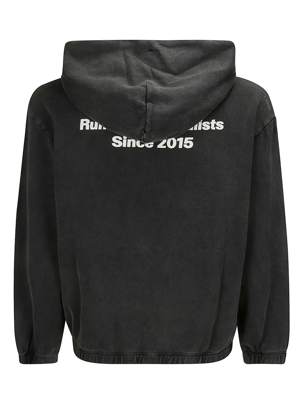 Satisfy Hoodie met tekst - Zwart