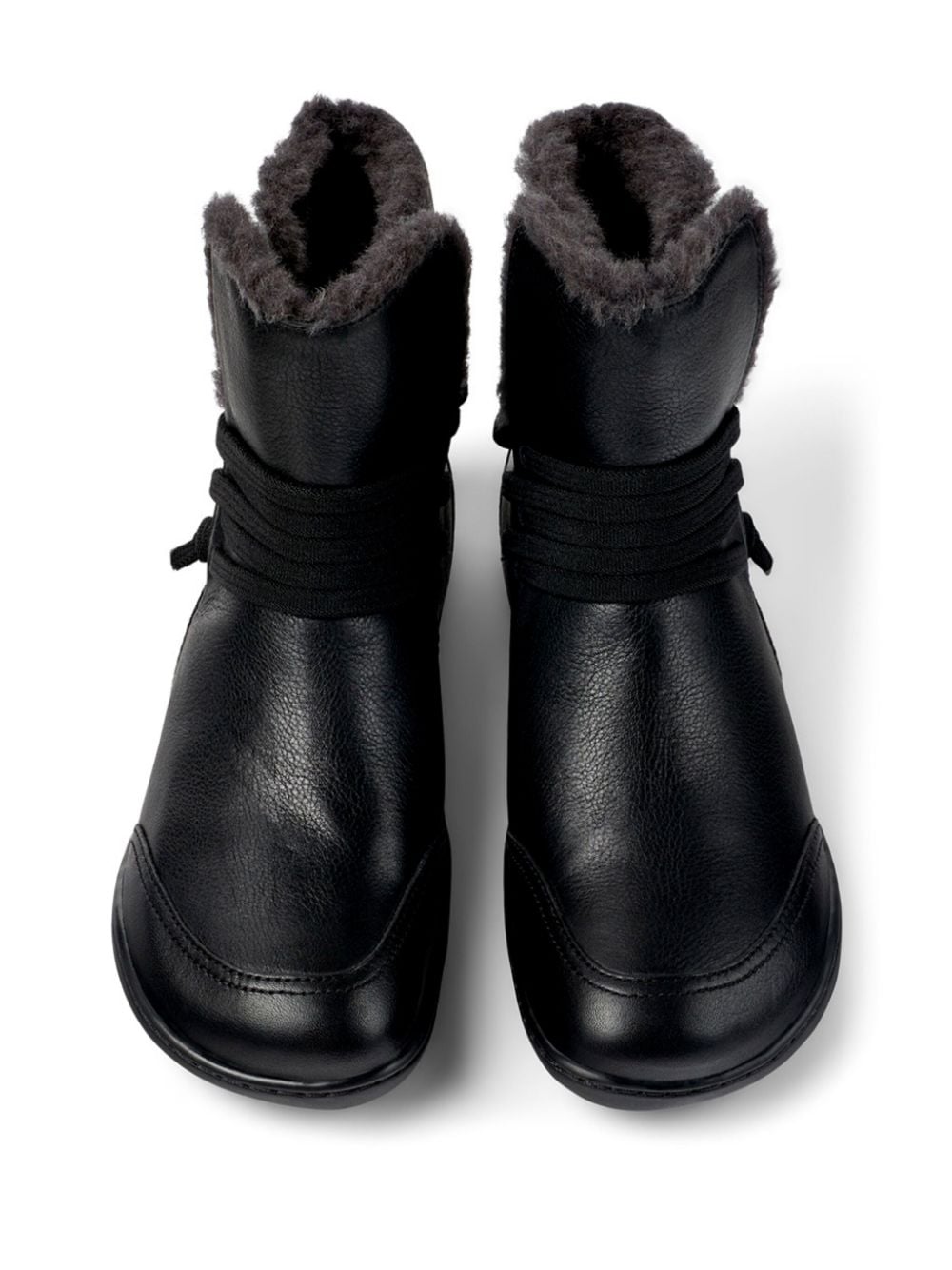 Shop Camper Peu Cami Leather Boots In Black