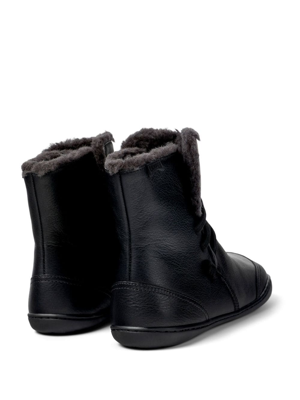 Shop Camper Peu Cami Leather Boots In Black