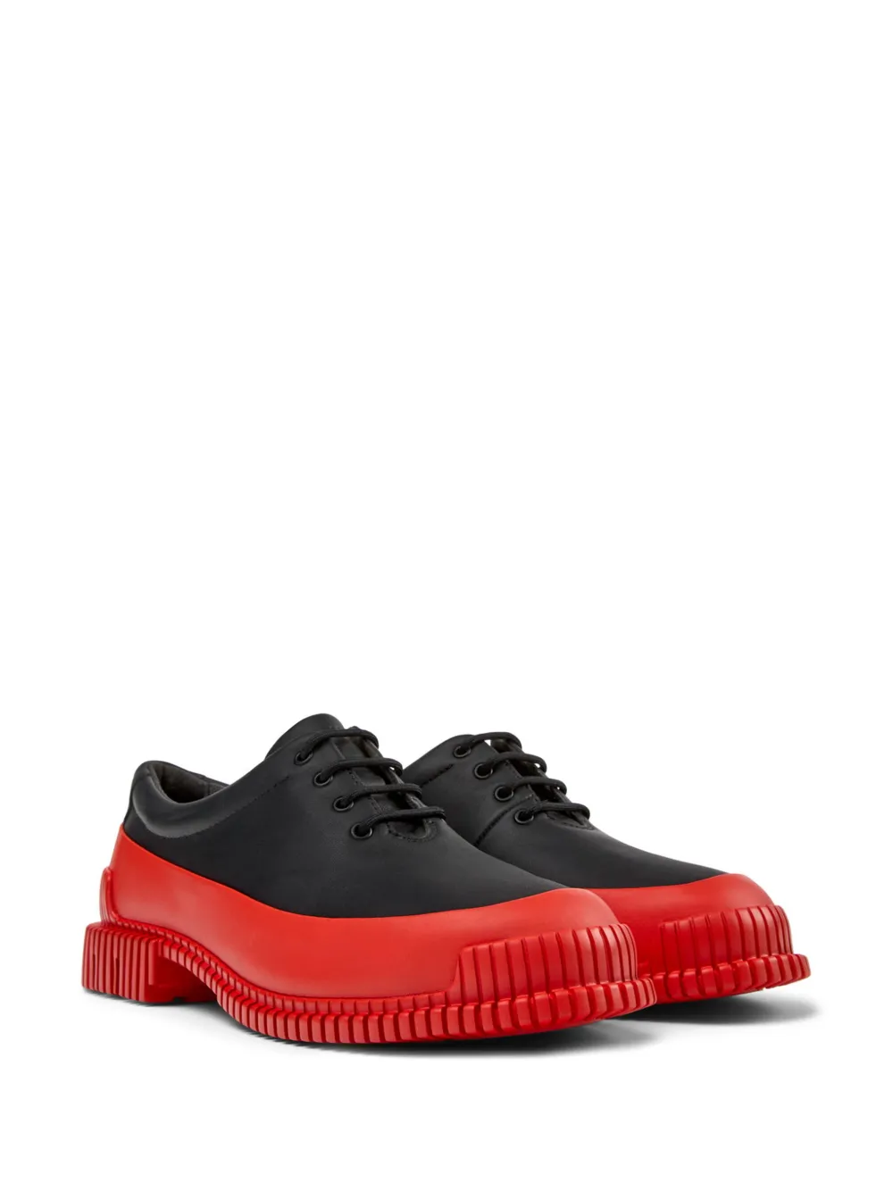 Camper Pix leren veterschoenen - Rood