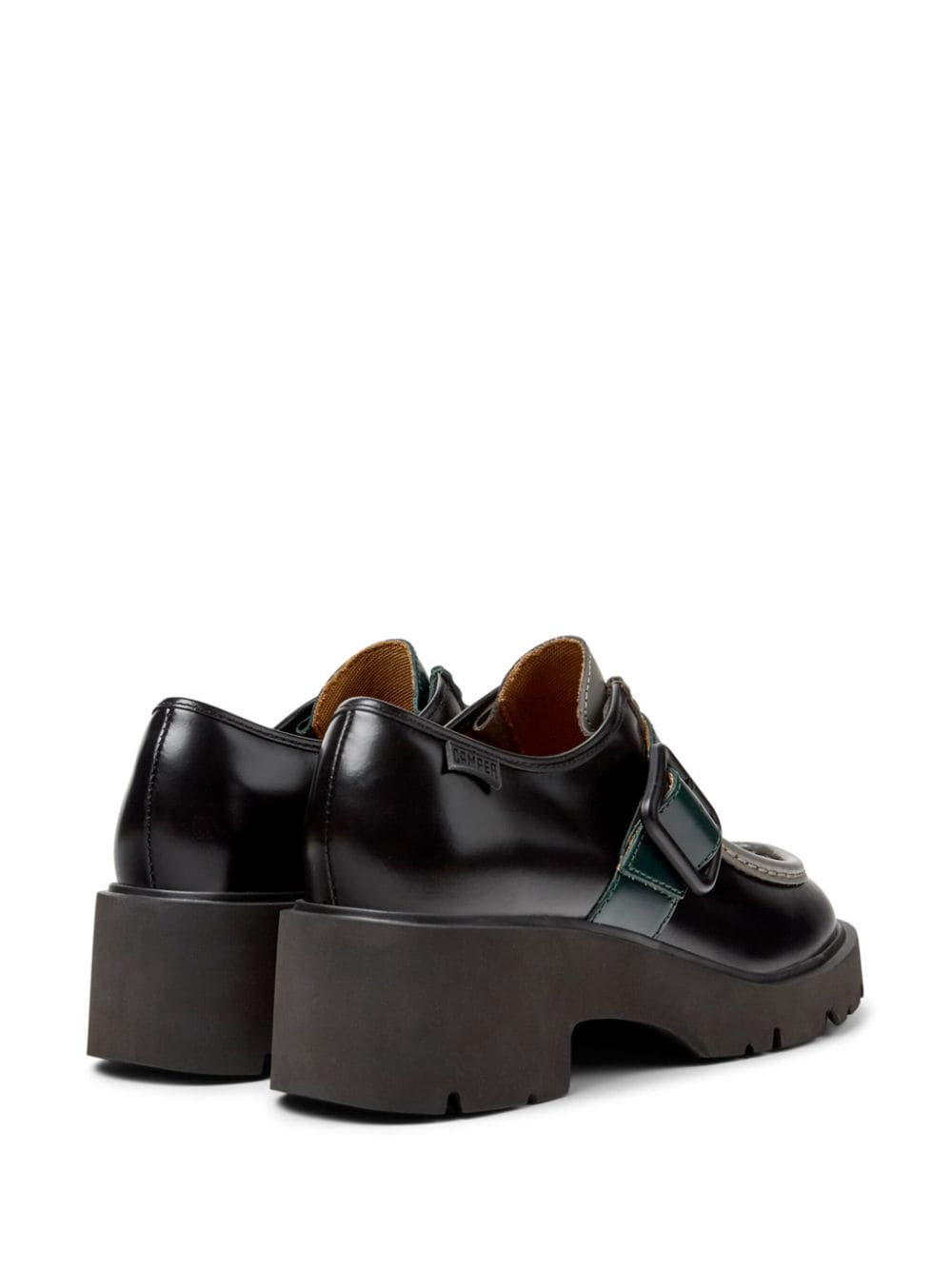 Shop Camper 54mm Milah Loafers In Schwarz