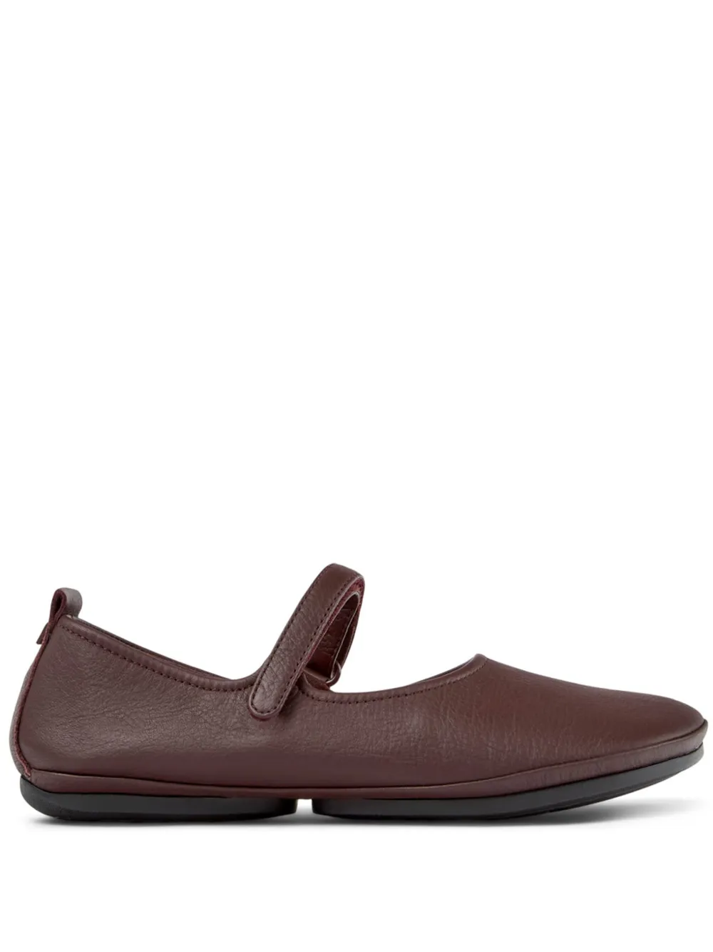 Camper Right leather ballerina shoes Red