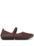 Camper Right leather ballerina shoes - Red