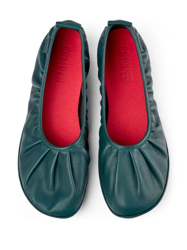 バレエ CAMPER leather ballet shoes Camper Right Nina Leather Ballerina Shoes | Black | FARFETCH