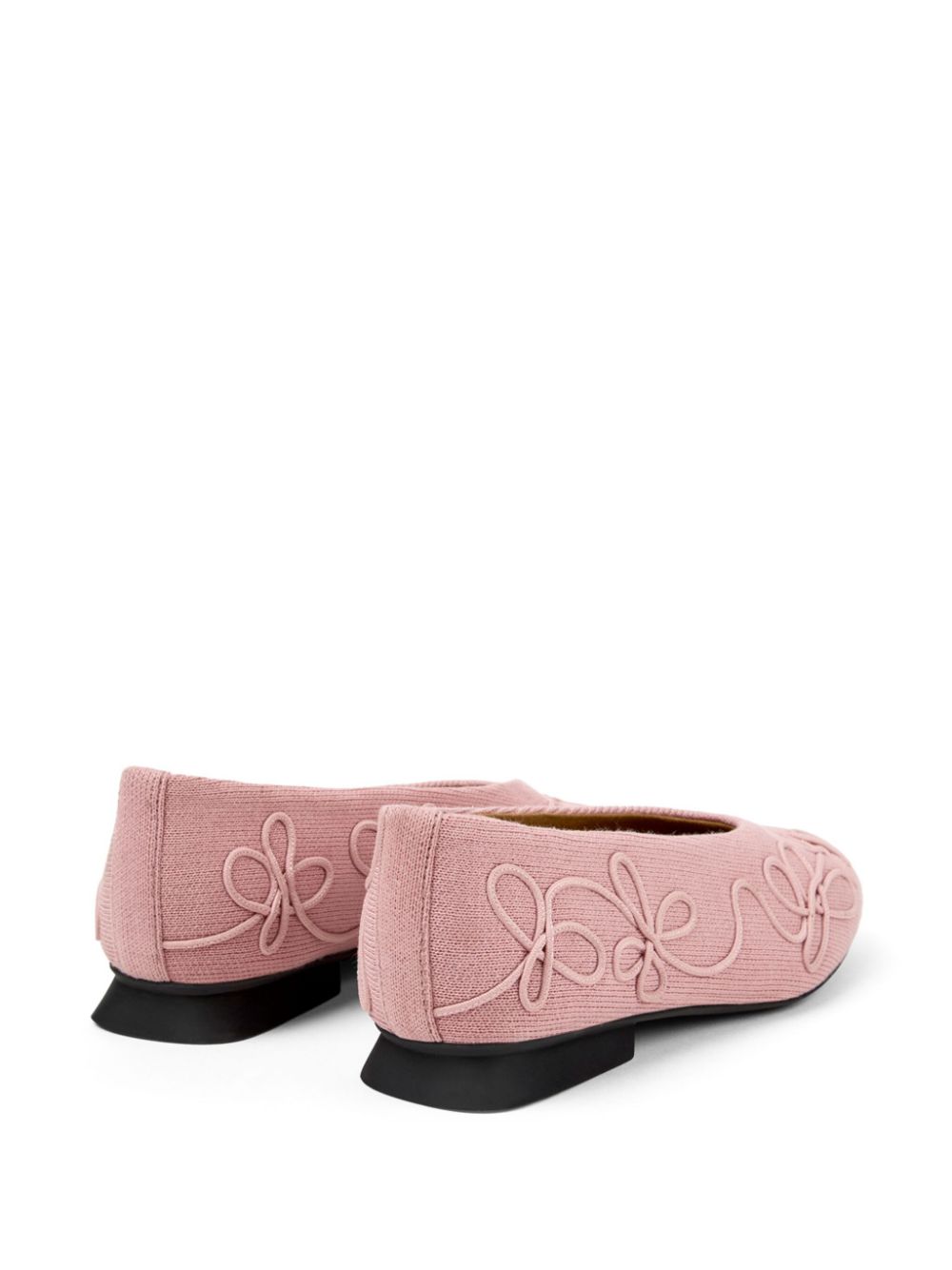 Camper Casi Myra embroidered ballerinas Pink