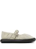 Camper Onda ruched ballerina shoes - Neutrals