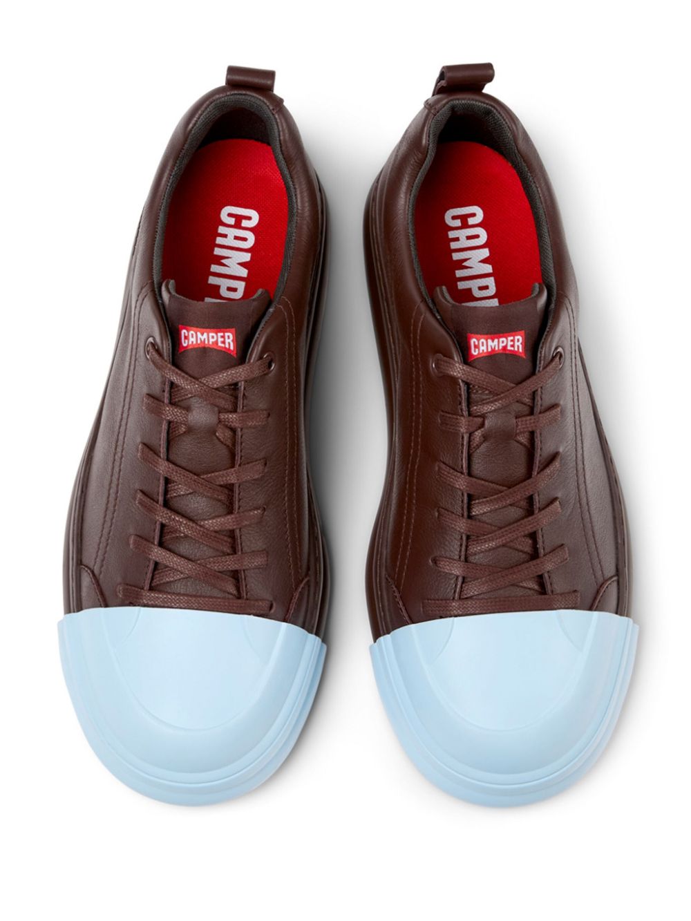 Camper Junction Runner leren sneakers Rood