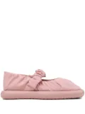 Camper Onda ruched-detail ballerinas - Pink