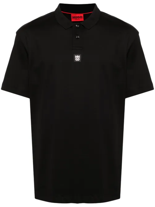 HUGO polo en coton - Noir - HUGO - Modalova