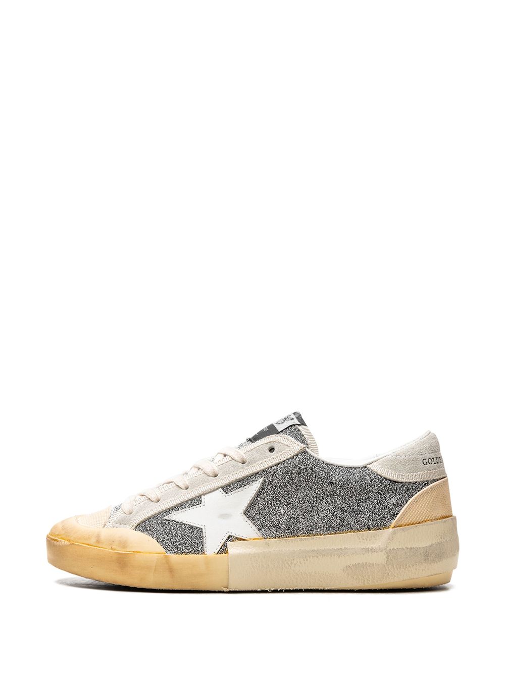 Golden Goose Super-Star "Silver White Ice Vanilla" sneakers Zilver