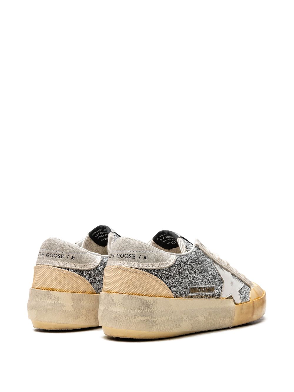 Golden Goose Super-Star "Silver White Ice Vanilla" sneakers Zilver