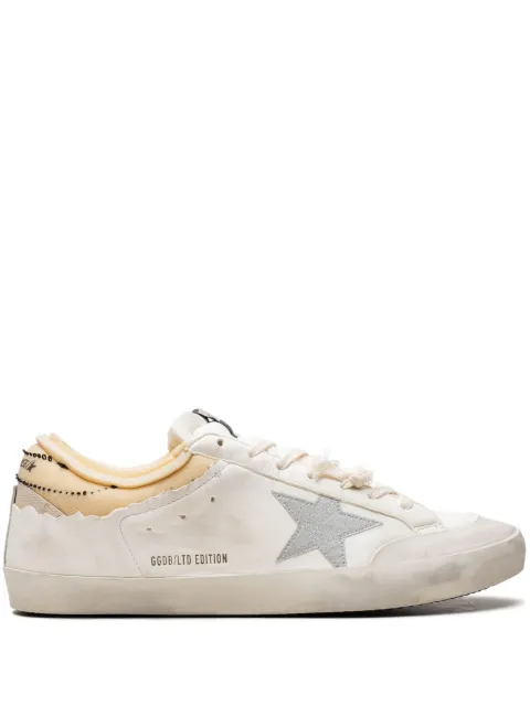 Golden Goose Super-Star Penstar "White/Silver/Beige" sneakers