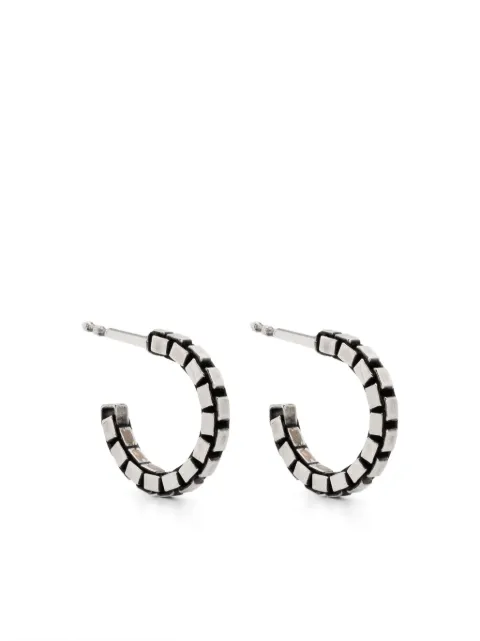 WERKSTATT:MÜNCHEN fine-box hoop earrings